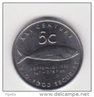 NAMIBIA   5 CENTS   ANNO 2000 UNC - Namibië