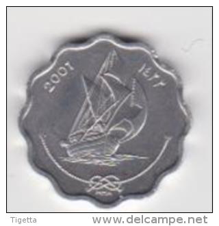 MALDIVE   10 LAARI   ANNO 2001 UNC - Maldive