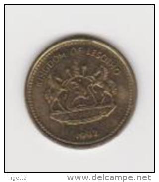 LESOTHO   1 SENTE   ANNO 1992 UNC - Lesotho