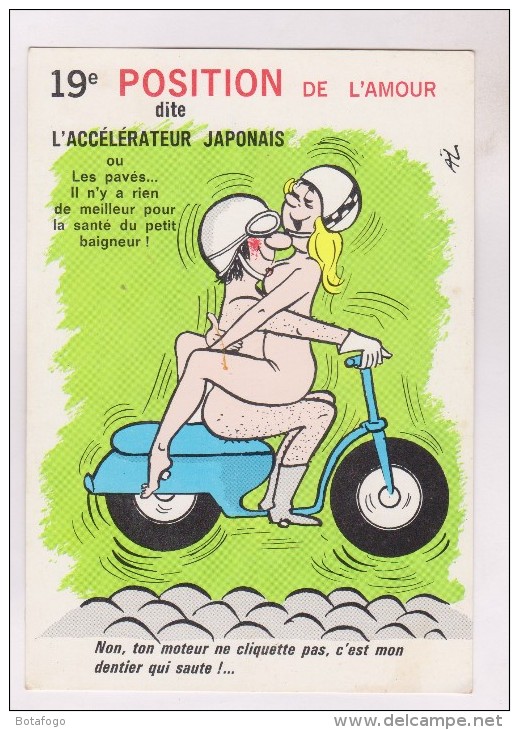 CPM HUMOUR, 19eme POSITION DE L AMOUR - Humour