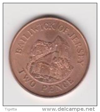 JERSEY   2 PENCE   ANNO 1998 UNC - Jersey