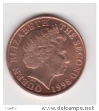 JERSEY   2 PENCE   ANNO 1998 UNC - Jersey