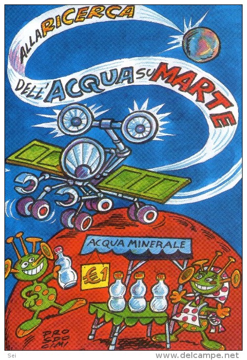 A 3532 -  Aerei, Aviazione, Aeronautica, Astronautica, Illustratori, Prosdocimi - Espace