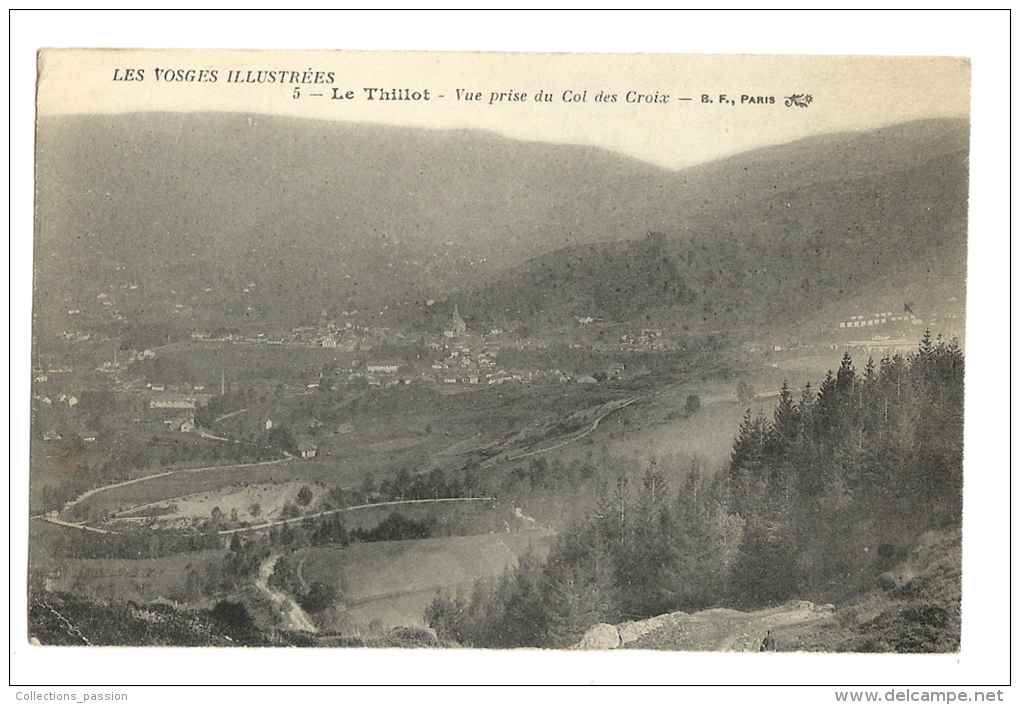 Cp, 88, Le Thillot, Vue Prise Du Col Des Croix, écrite - Le Thillot