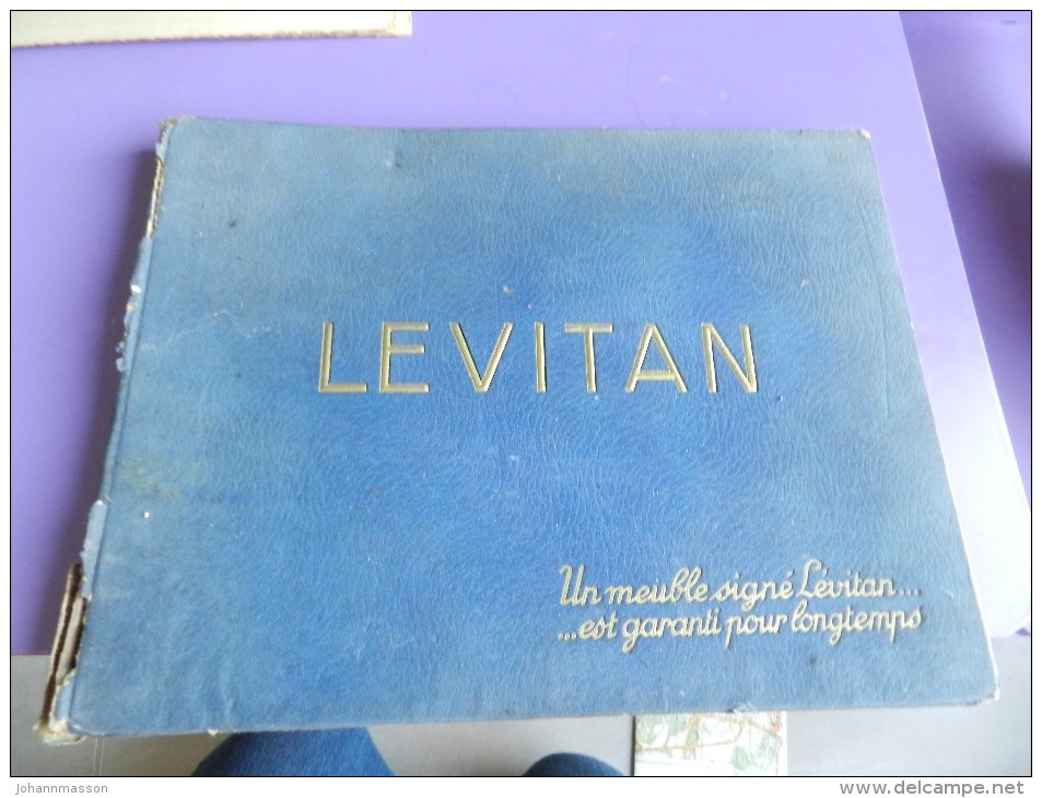 Livre Levitan 1934  Un Meuble Signé Lévitan Est Garanti  Pour Longtemps  - 117 Pages - Innendekoration