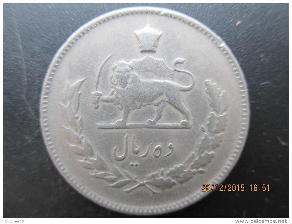 IRAN, 10 Rials, 1349/1930, Muhammad Reza Shah Pahlavi/Lion Et Soleil, TTB - Iran
