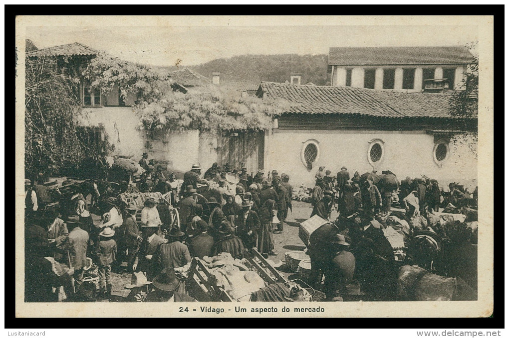 VIDAGO -FEIRAS E MERCADOS - Um Aspecto Do Mercado( Ed. Fotografia Alves Nº 24) Carte Postale - Vila Real