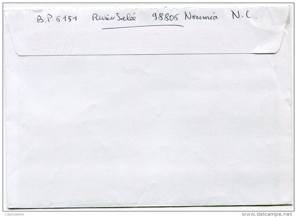 NOUVELLE-CALEDONIE LETTRE DEPART LA FOA 13-1-2003 POUR LA FRANCE - Cartas & Documentos