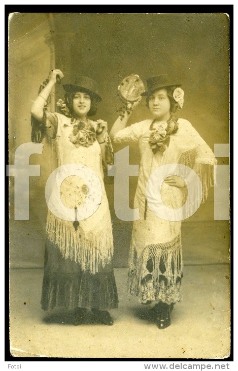 1914 REAL PHOTO POSTCARD CARNAVAL ALGARVE PORTUGAL CARTE POSTALE - Faro