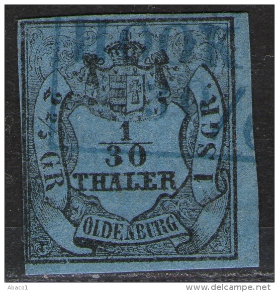 Hooksiel Auf 1/10 Thaler Blau - Oldenburg Nr. 2 III - Oldenburg