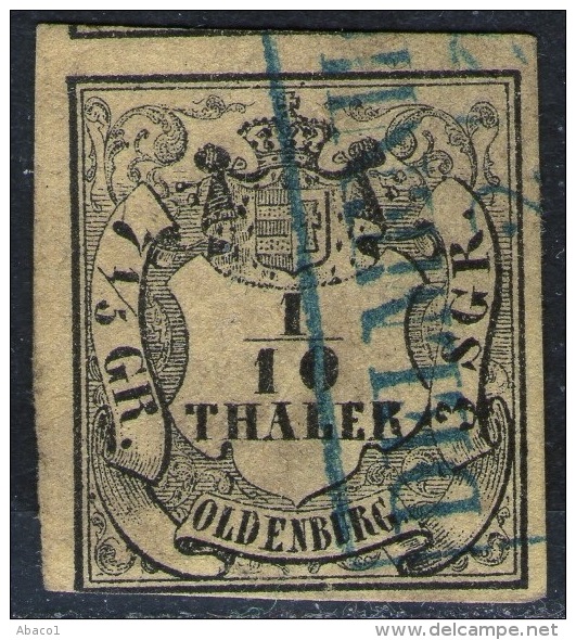 Delmenhorst Auf 1/10 Thaler Gelb - Oldenburg Nr. 4 A - Pracht - Oldenbourg