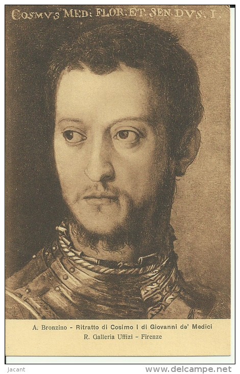 Firenze - Florence - Galleria Uffizi - A. Bronzino - Ritratto Di Cosimo I - Malerei & Gemälde
