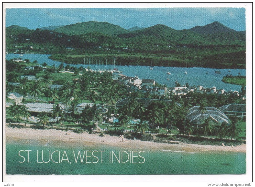 ST. LUCIA  --  REDUIT STRAND UND PIGEON INSEL    1985 - Saint Lucia