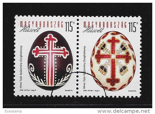 HUNGARY - 2015. SPECIMEN - Easter 2015 / Decorative Folk Art Eggs - Probe- Und Nachdrucke