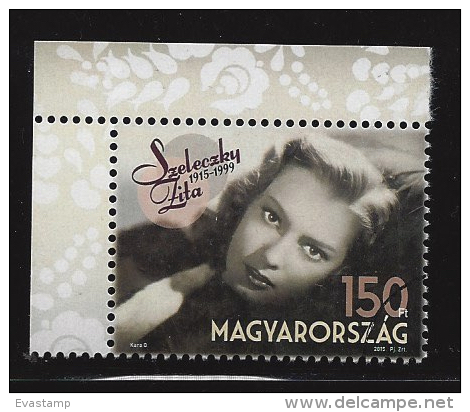 HUNGARY - 2015. SPECIMEN - Zita Szeleczky, Famous Hungarian Actress - Used Stamps