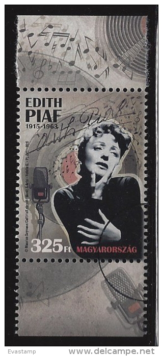 HUNGARY-2015. SPECIMEN - Edith Piaf, Famous French Diva - Ensayos & Reimpresiones