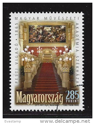 HUNGARY-2015.SPECIMEN -  The Building Of Pesti Vigadó / Neoclassical Architecture  / Is 150 Years Old - Ensayos & Reimpresiones