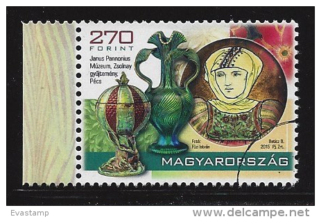 HUNGARY-2015. SPECIMEN - Treasures Of Hungarian Museums - Zsolnay Collection / Ceramics - Used Stamps