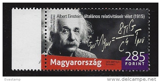 HUNGARY - 2015. SPECIMEN - Albert Einstein / General Theory Of Relativity - Prove E Ristampe