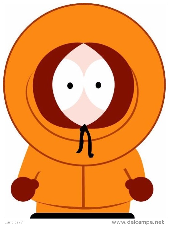 South Park Kenny Cartoon Sticker 13x8 Cm. Aprox. - Otros & Sin Clasificación