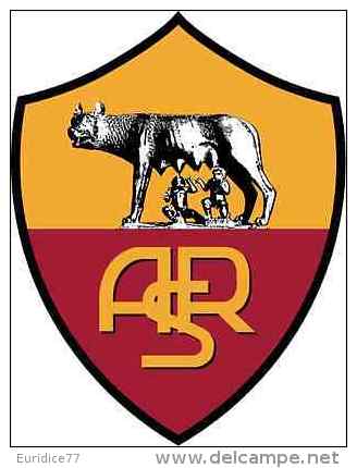 Roma AS Italy Soccer Football Sticker Decal 13x10 Cm. Aprox. - Otros & Sin Clasificación