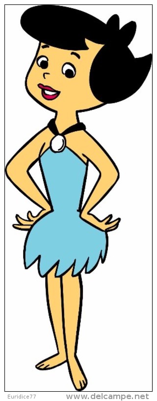 The Flintstones Betty Rubble Cartoon Sticker Decal 13x8 Cm. Aprox. - Other & Unclassified