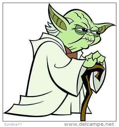 Yoda Star Wars Cartoon 13x13 Cm. Aprox. - Other & Unclassified