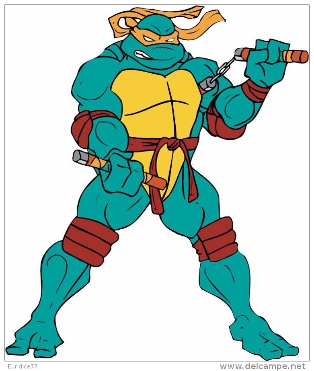 Teenage Mutant Ninja Turtles Cartoon Sticker 13x10 Cm. Aprox. - Other & Unclassified