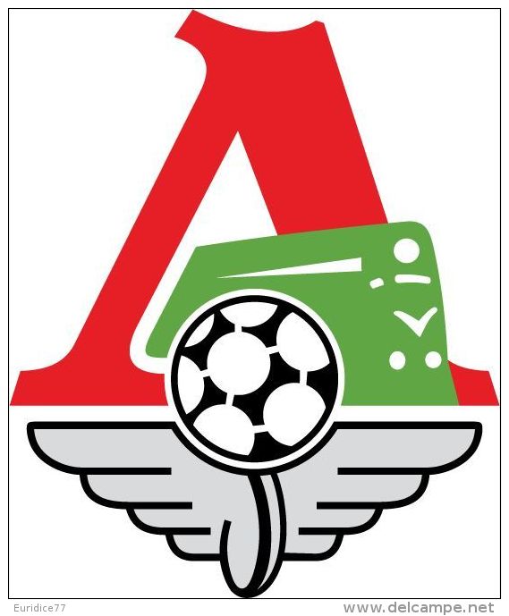 Lokomotiv Moscow FC Russia Soccer Football Sticker 13x10 Cm. Aprox. - Other & Unclassified
