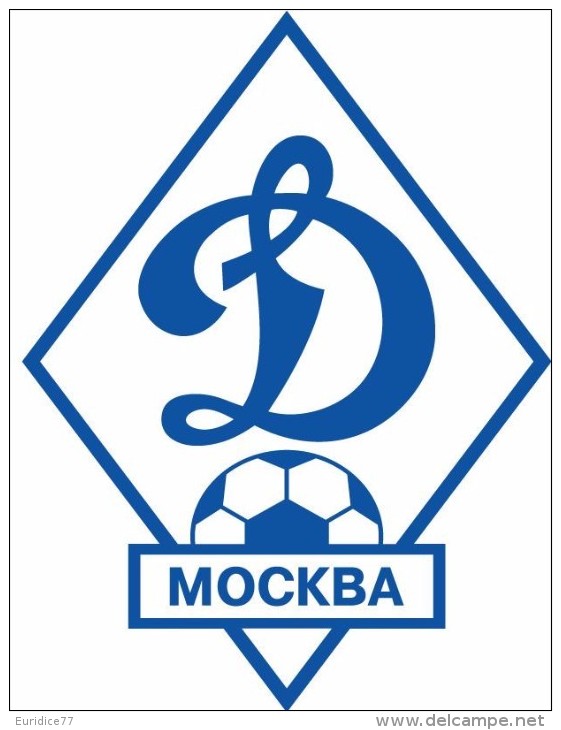 Dynamo Moscow FC Russia Soccer Football Sticker 13x8 Cm. Aprox. - Otros & Sin Clasificación