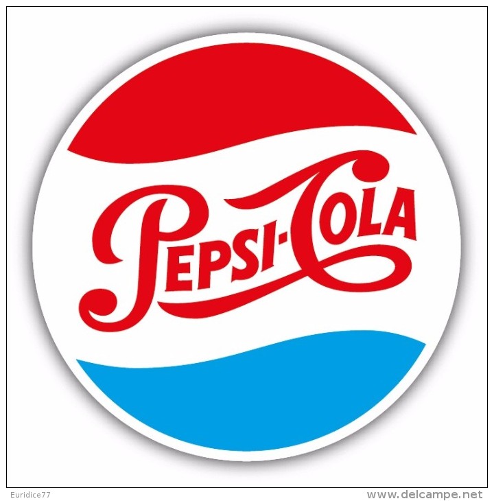 Pepsi-Cola Light USA Drink Sticker 13x13 Cm. Aprox. - Otros & Sin Clasificación