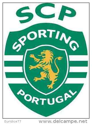 Sporting Clube De Portugal Soccer Football Sticker 13x10 Cm. Aprox. - Otros & Sin Clasificación