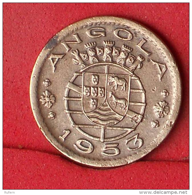 ANGOLA  50  CENTAVOS  1953   KM# 75  -    (Nº13260) - Angola