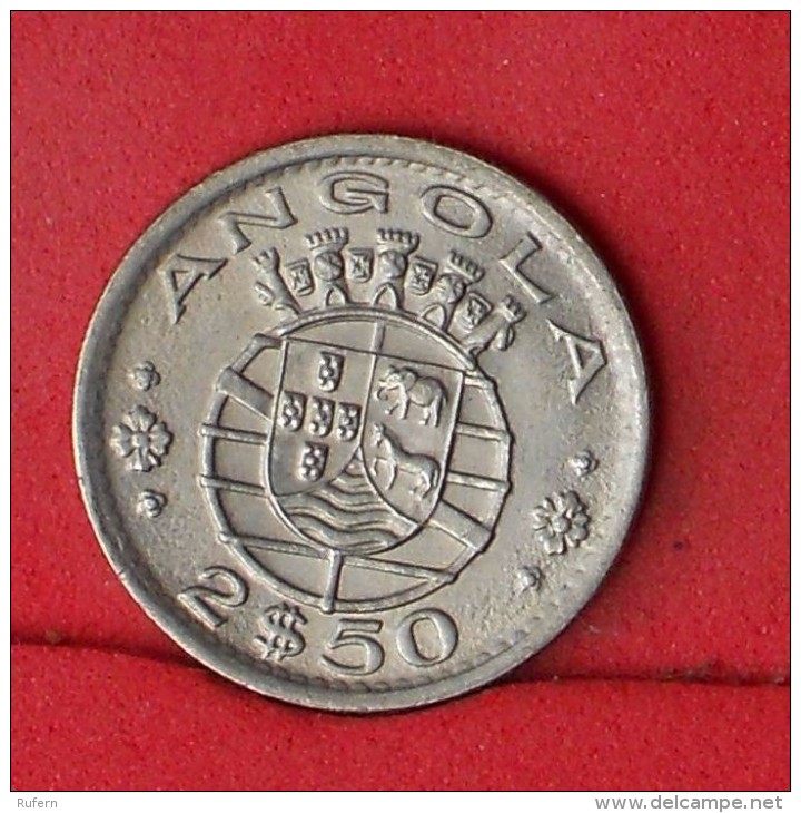 ANGOLA  2,5  ESCUDOS  1974   KM# 77  -    (Nº13281) - Angola