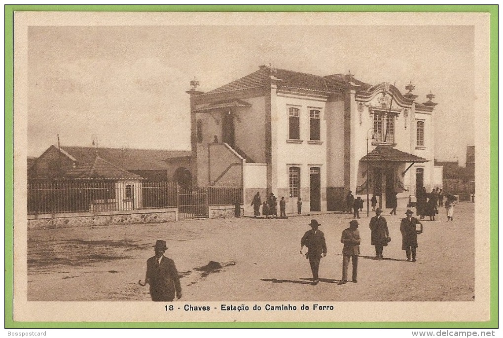 Chaves - Estação Do Caminho De Ferro. Vila Real. - Vila Real