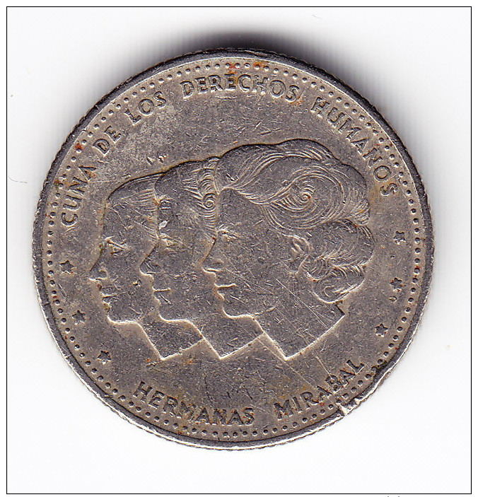 1986 Dominican Republic 25 Centavos Coin - Dominicaine