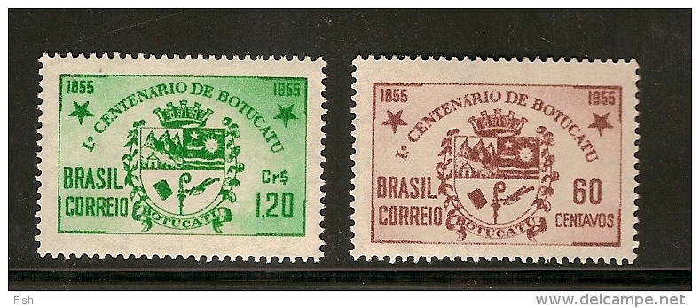 Brazil ** & Centenary Of The City Of Botucatu 1855-1955 (603) - Unused Stamps