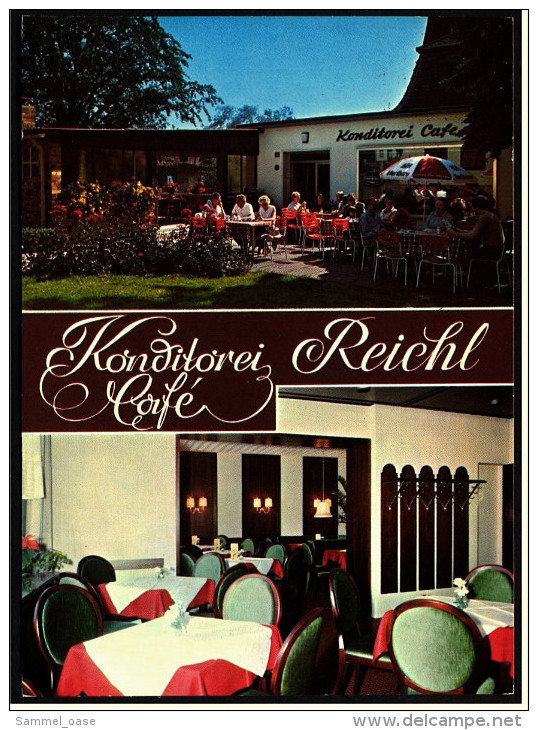 Bad Steben  -  Cafe Reichl  -  Mehrbild-Ansichtskarte Ca. 1985    (5468) - Bad Steben