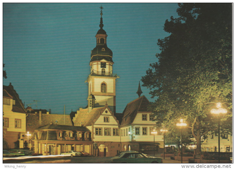 Erbach Im Odenwald - Blick Auf Kirche Und Rathaus - Erbach