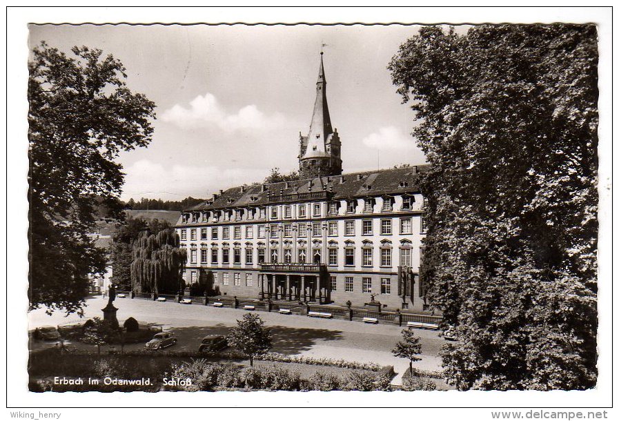 Erbach Im Odenwald - S/w Schloß 4 - Erbach