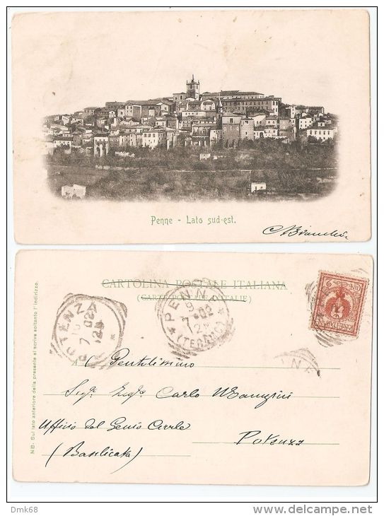 PENNE ( PESCARA ) LATO SUD-EST - 1902 - Pescara