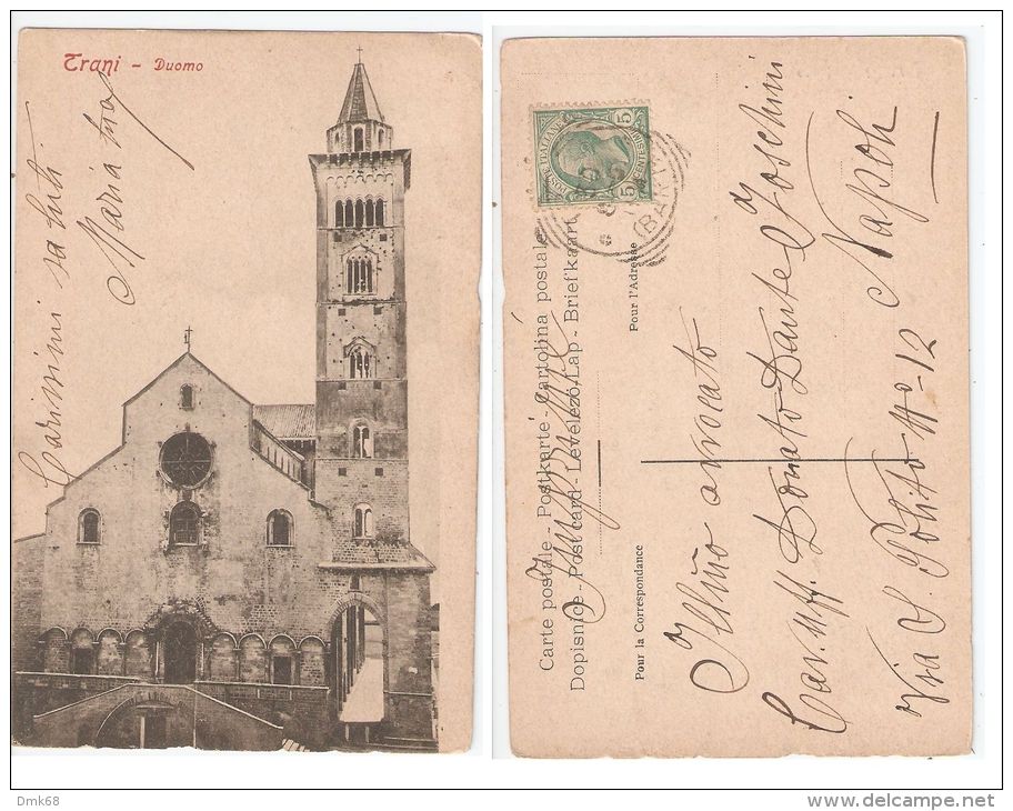 TRANI ( BARI ) DUOMO - 1910s - Trani