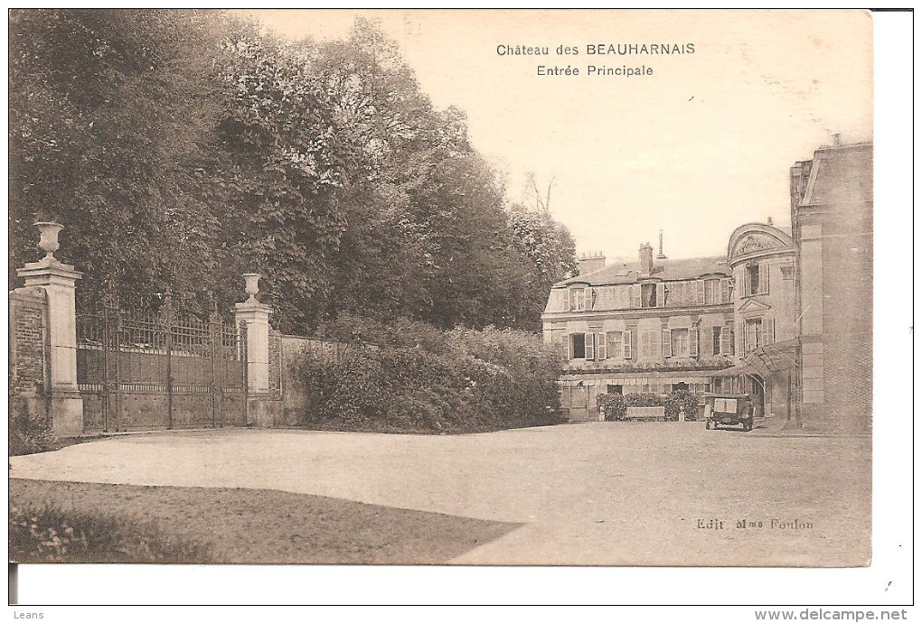 CHATEAU DE BEAUHARNAIS  Entrée Principale   Ed: Mme FOULON - Castles