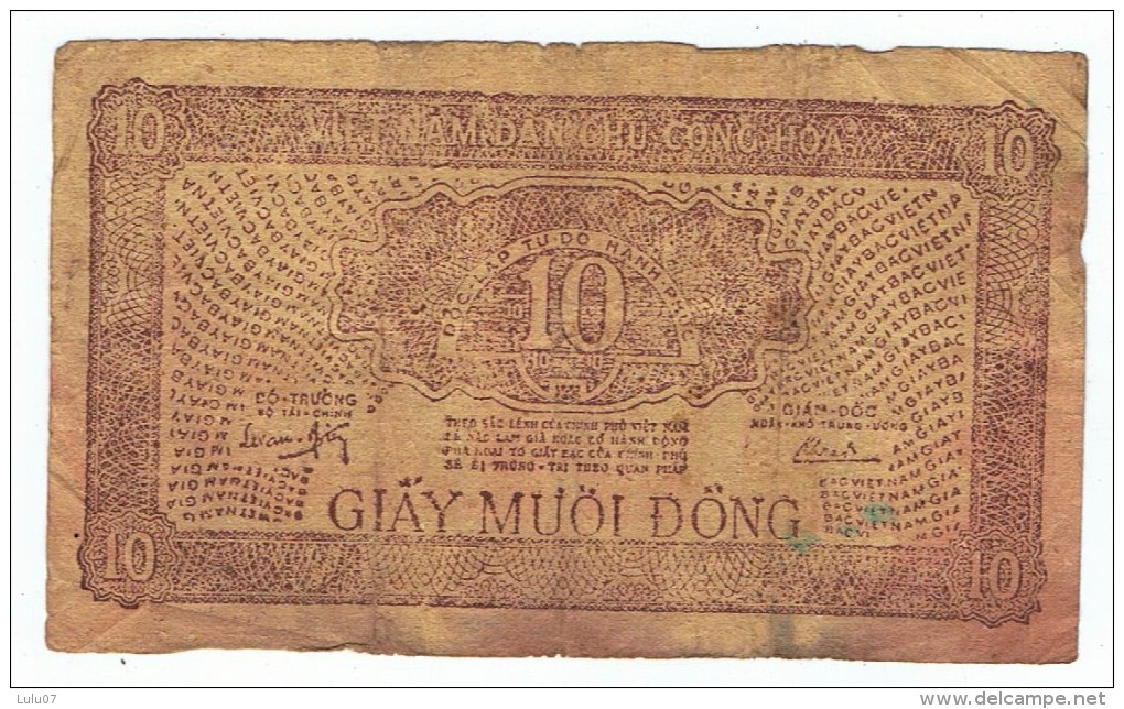 Lot 2 Billets  Viet_Nam - Viêt-Nam