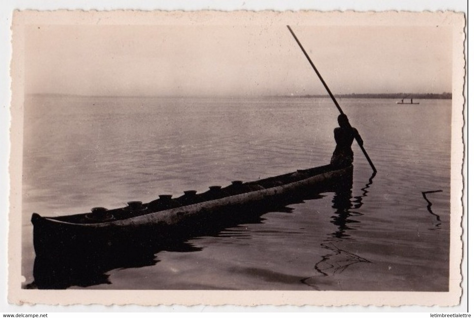 ⭐ Dahomey - Carte Photo - CP - La Corvée D'eau Douce Sur La Lagune - Collection G. LABITTE ⭐ - Dahomey