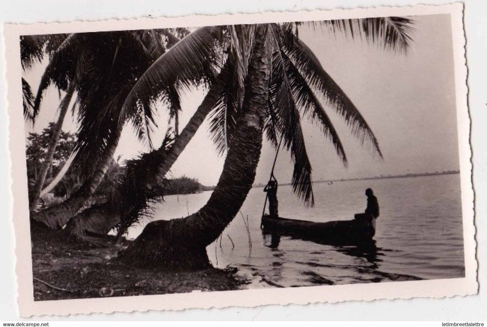 ⭐ Dahomey - Carte Photo - CP - Sur La Lagune - Collection G. LABITTE - Dahomey