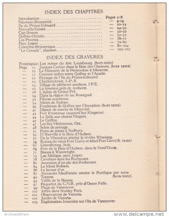 Le Chemin De Fer National Du Canada - La Grande Aventure, Texte E. Schenk, Grav. O. Bélanger, 1927, 111 P. - 1901-1940