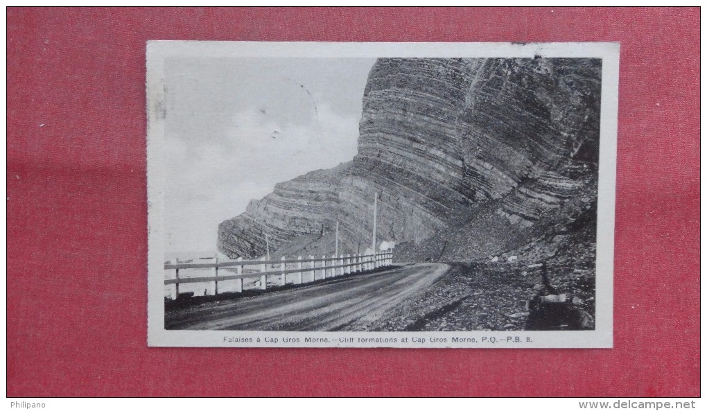 > Canada > Quebec>  Cliff Formations At Cap Gros Morne         =2143 - Other & Unclassified