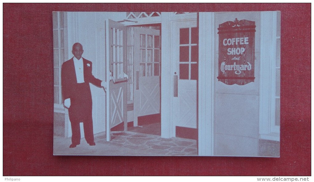 Black Doorman Coffee Shop Charlestown SC Francis Marion Hotel         =2143 - Black Americana