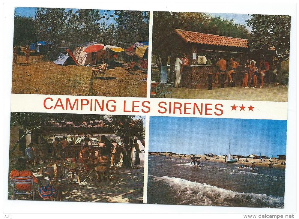 CP MARSEILLAN PLAGE, CAMPING LES SIRENES, HERAULT 34 - Marseillan